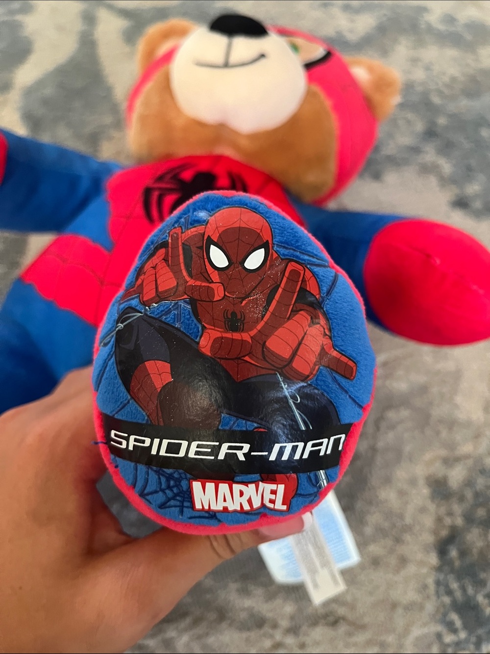 Build-A-Bear Spider Hero Teddy in Red and Blue - Picture 3 of 6
